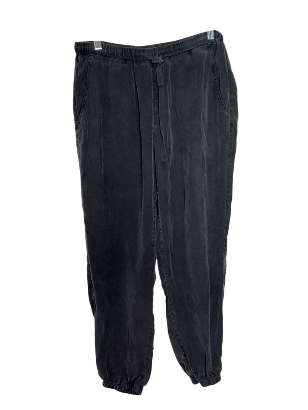 AnThropologie Cloth & Stone Black Jogger Pants S Elastic Waist Drawstring Pocket